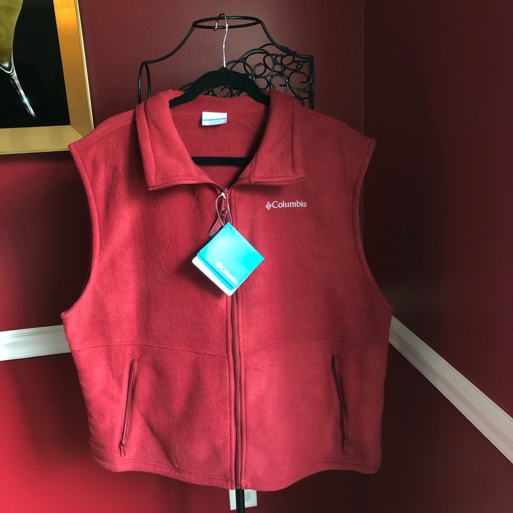 NWT Columbia XL Mens Cathedral Fleece Vest